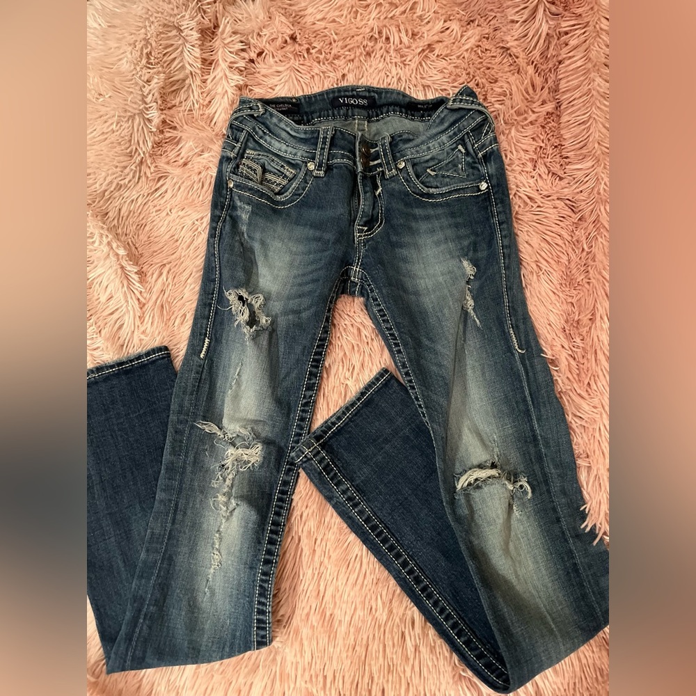 VIGOSS Chelsea straight jeans size 25 length 33